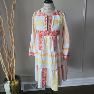 Valerie Khalfon Paris designer dress sz.36/XS bell sleeve